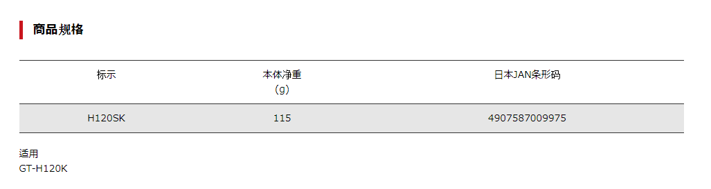 气动剪刀用刀头 No.H120SK